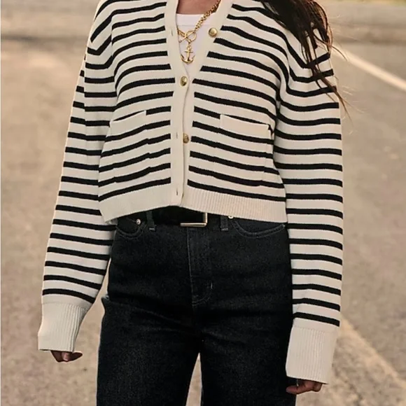 NWOT J.Crew Relaxed Emilie Sweater Lady Jacket Size Medium - Picture 7 of 12